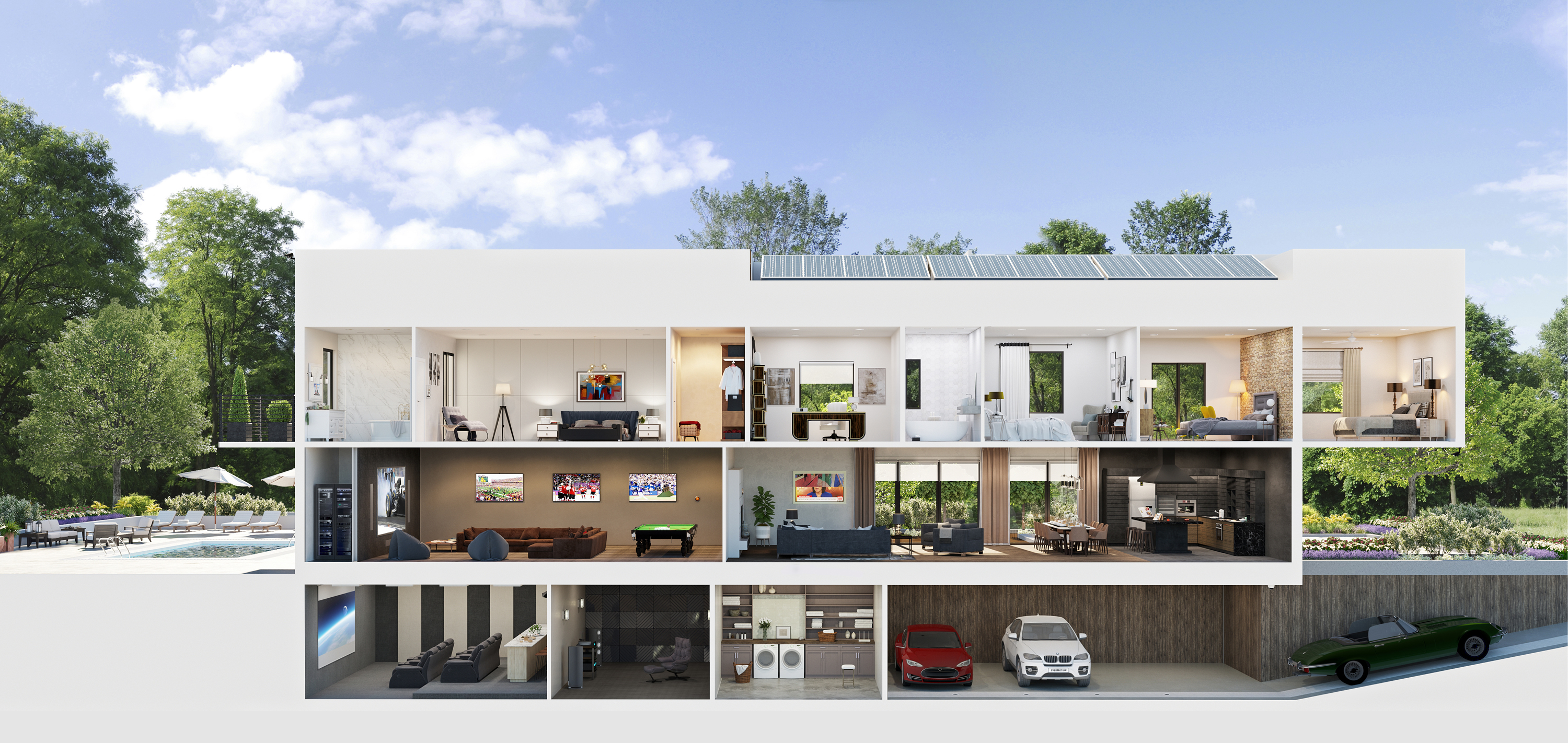 Lutron Lighting Control Boston, MA, Whole home technology, smart home technology, Smart Layout