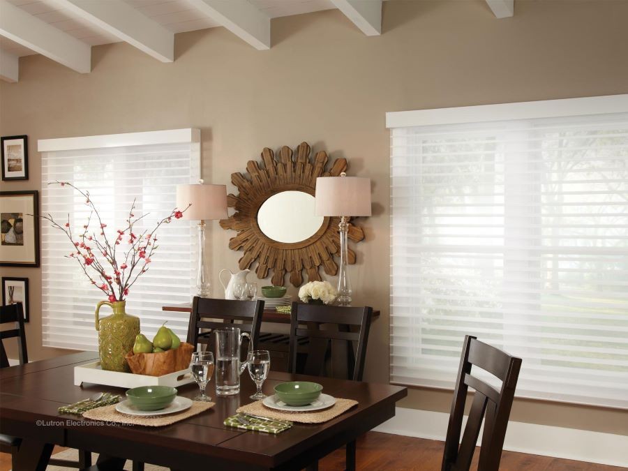 ENJOY THE PERFECT LEVEL OF DAYLIGHT & PRIVACY WITH AUTOMATIC BLINDS